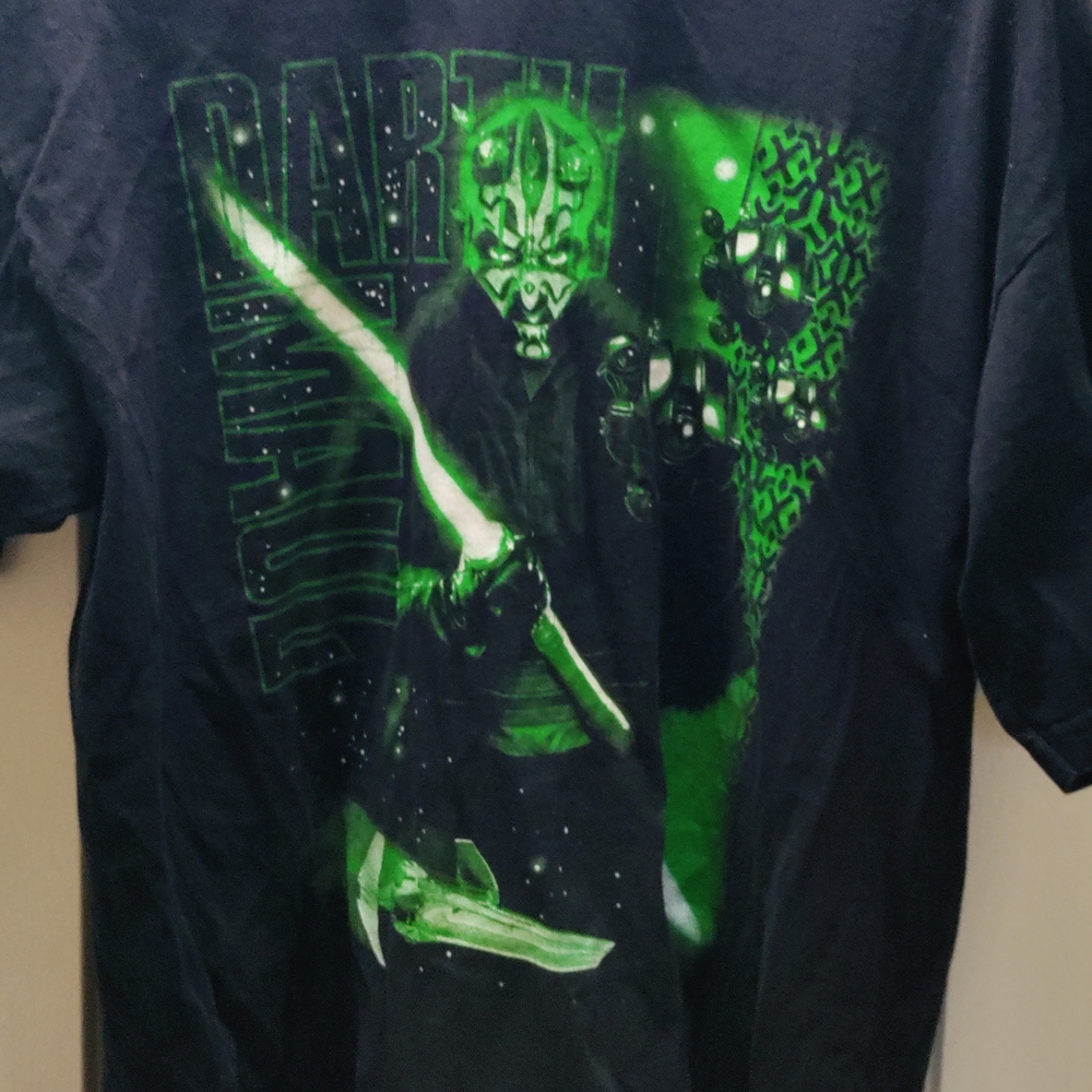 Star Wars Black and Green Short Sleeve Tees